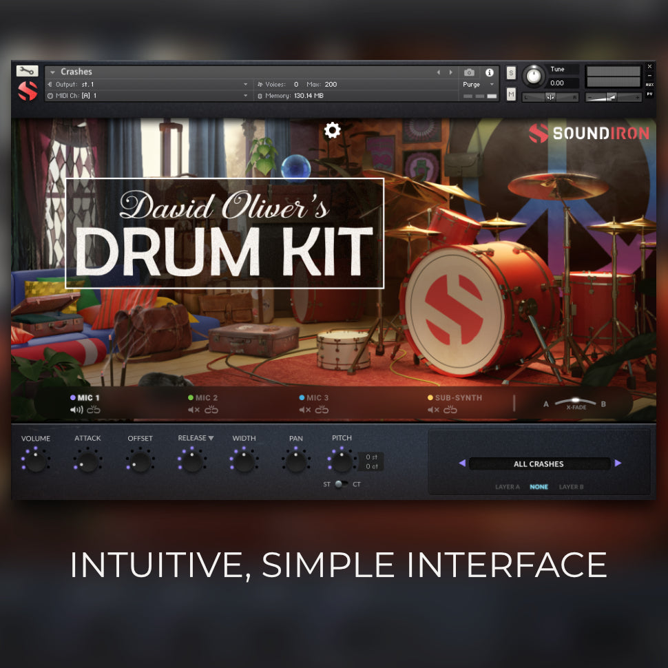 David Oliver's Drum Kit