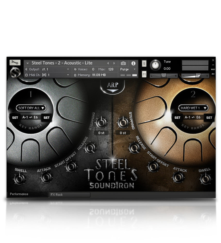 Steel Tones - Tuned Percussion - virtual instrument sample library for Kontakt by Soundiron
