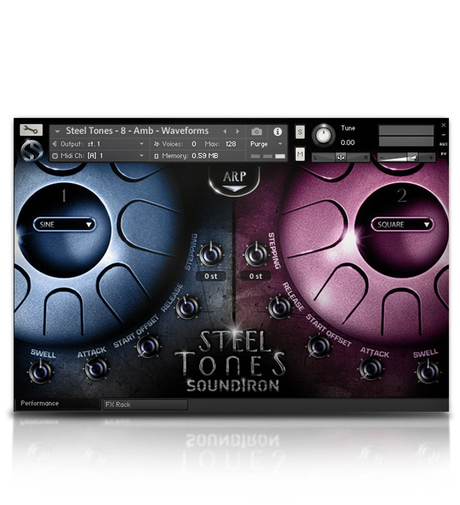 Steel Tones - Tuned Percussion - virtual instrument sample library for Kontakt by Soundiron