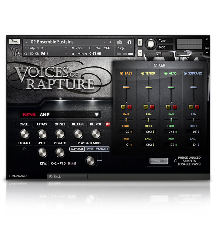 Voices Of Rapture - Solo Voice - virtual instrument sample library for Kontakt by Soundiron