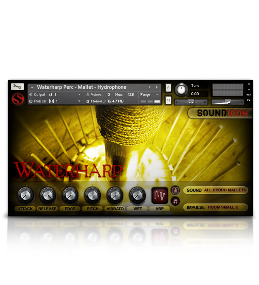 Soundiron Waterharp - waterphone percussion & FX library for Kontakt