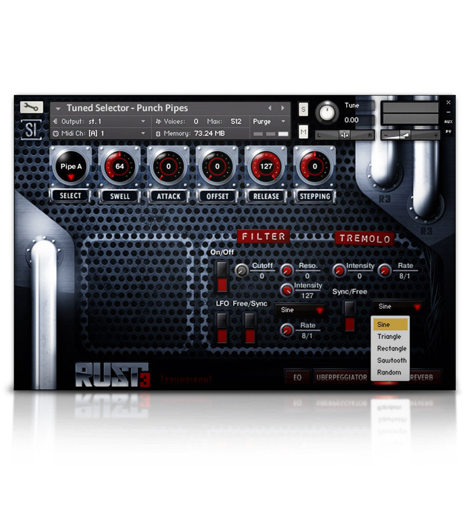 Rust 3 - Percussion - virtual instrument sample library for Kontakt by Soundiron