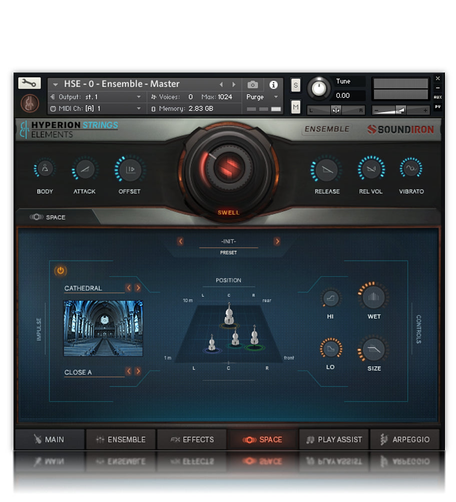 Hyperion Strings Elements - Strings - virtual instrument sample library for Kontakt by Soundiron