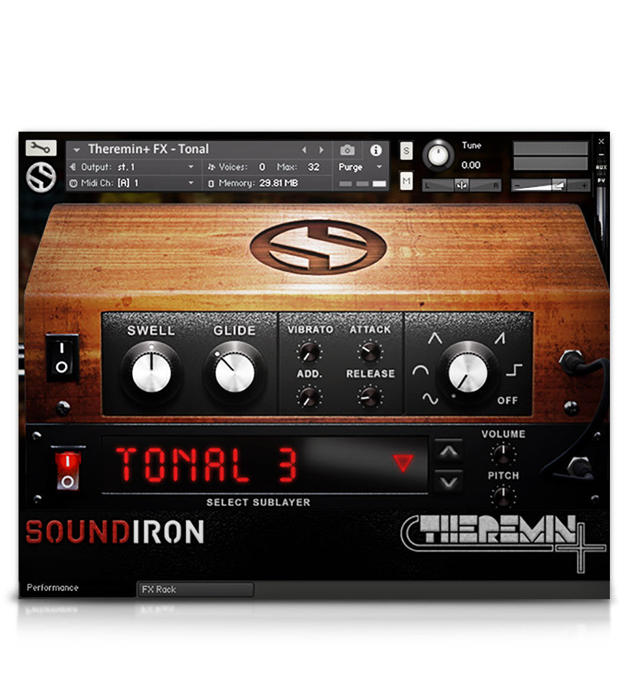 Theremin+ - Atmospheres - virtual instrument sample library for Kontakt by Soundiron